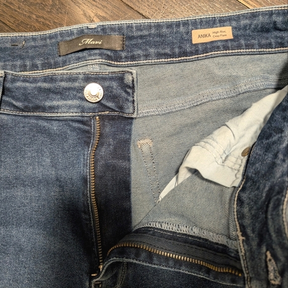 Mavi High Rise Crop Flare Jean - Picture 5 of 6